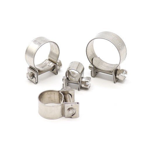6mm - 31mm Mini Hose Clip Jubilee hose Clamps Fuel Line Diesel Petrol Pipe 10 Pack - HomeDIYer