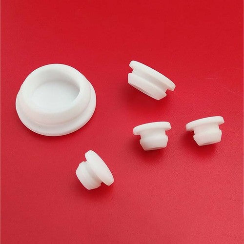 White Snap-on Hole Plug Silicone Rubber Blanking End Caps Seal Stopper 2.5~14mm