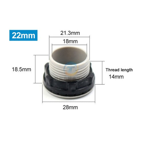 Hole Plugs 16/22/30mm Plastic Inserts Button Panel Blind Stoper Male Black/Grey