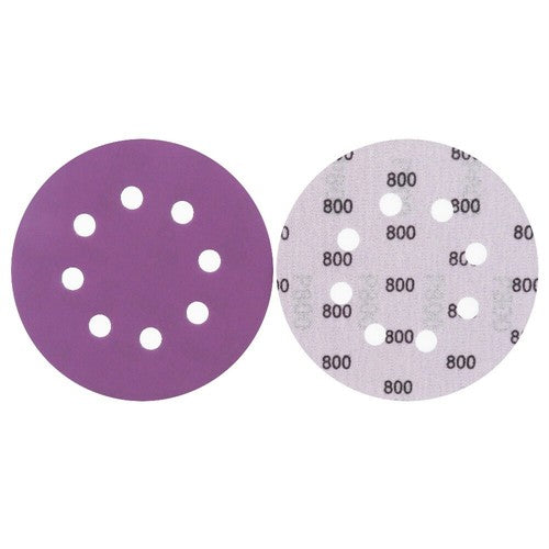 125mm 5 Inch 8 Hole Sanding Discs Hook and Loop Orbital Sander Sandpaper
