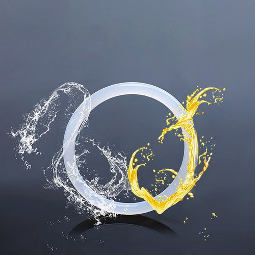 50x White Silicon Rubber O Rings Food Grade Cross Section 3.1mm OD 70mm-305mm