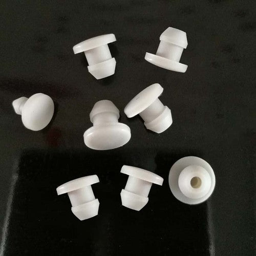 White Snap-on Hole Plug Silicone Rubber Blanking End Caps Seal Stopper 2.5~14mm