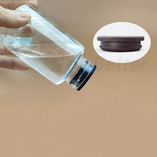 Snap-On Hole Plug Grey Silicone Rubber