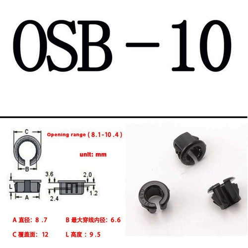 10mm-26mm Hole Cover Grommet Wire Table Cable Tidy Hole Plug Cap Computer Desk