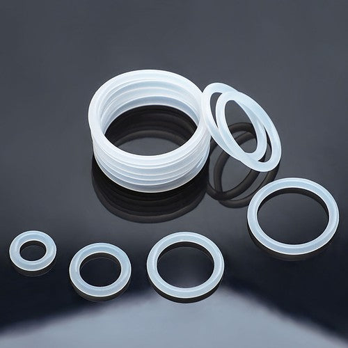 50x White Silicon Rubber O Rings Food Grade Cross Section 3.1mm OD 103mm-305mm