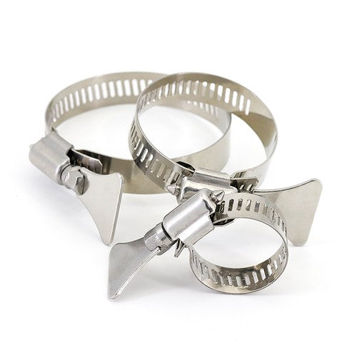 Hose Clamp, Adjustable 6mm-500mm Diameter Hose Clamps With Easy Turn Thumb Screw