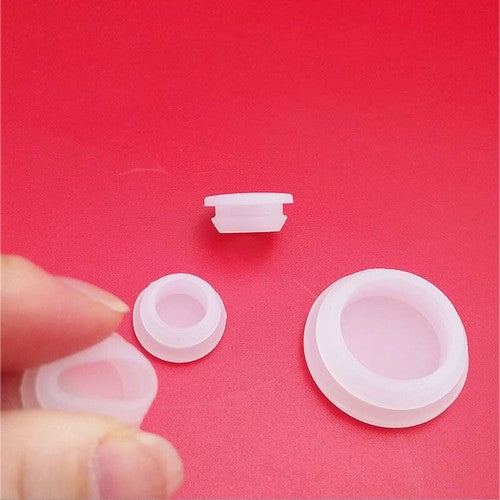 Clear Snap-on Hole Plug Silicone Inserts (2.5~14mm) Line-up