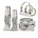 Hose Clamp, Adjustable 6mm-500mm Diameter Hose Clamps With Easy Turn Thumb Screw