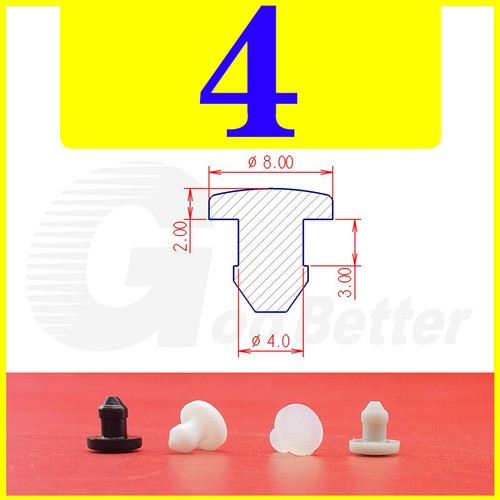 Snap-On Hole Plug Silicone Rubber Blanking Seal Bung Pipe Tube (2.5-60mm) Black