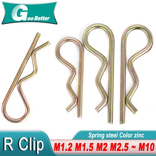Heavy Duty Hitch Pins Clip - Spring Retaining R Clip M1~M10x16~120mm for Trailer - HomeDIYer