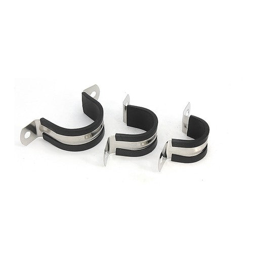 Rubber Lined P-Clips Stainless Steel 304 Pipe Clamps Sizes 6mm to 200mm W4