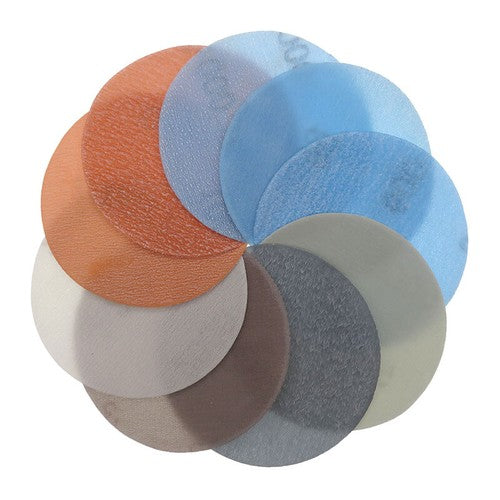 Close-up 3in Sanding Discs - 600-5000 Grit Hook Loop Wet Dry Paper for HomeDIYer Precision Polishing
