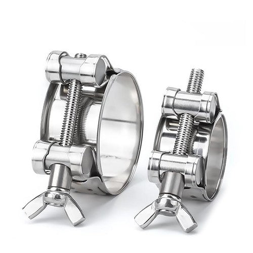 Butterfly Wing 306/201 Stainless Steel Jubilee Type Hose Pipe Clips 17mm - 252mm - HomeDIYer