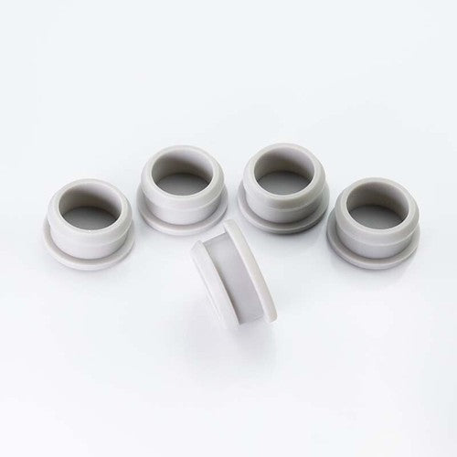 Grey Snap-on Rubber Blanking Cap for Holes (2.5mm~14mm) Side View