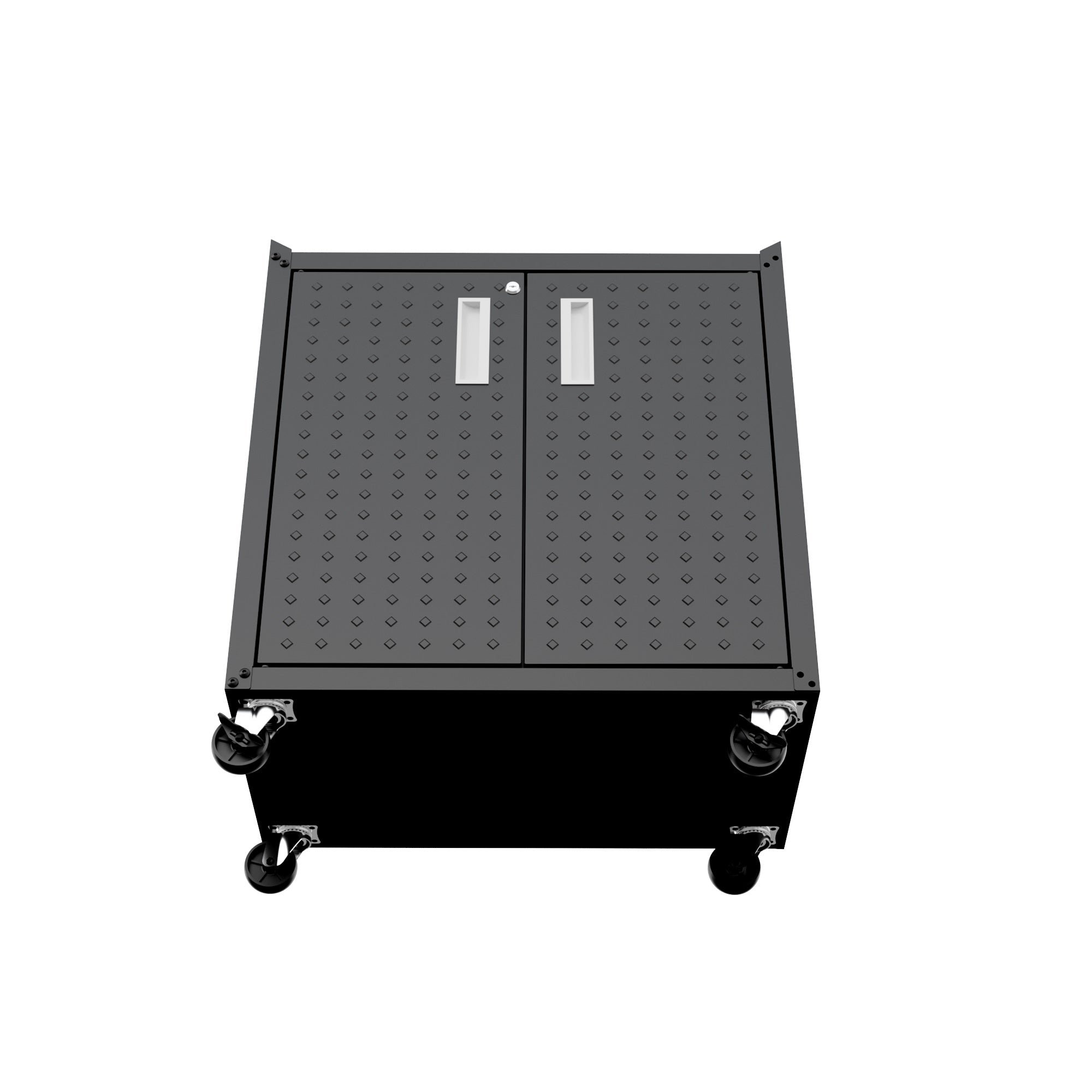 Rolling Garage Cabinet in Charcoal Gray