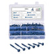 360 Pcs Blue Square Drive Self Tapping Coarse Thread Wood Screws Assortment Set