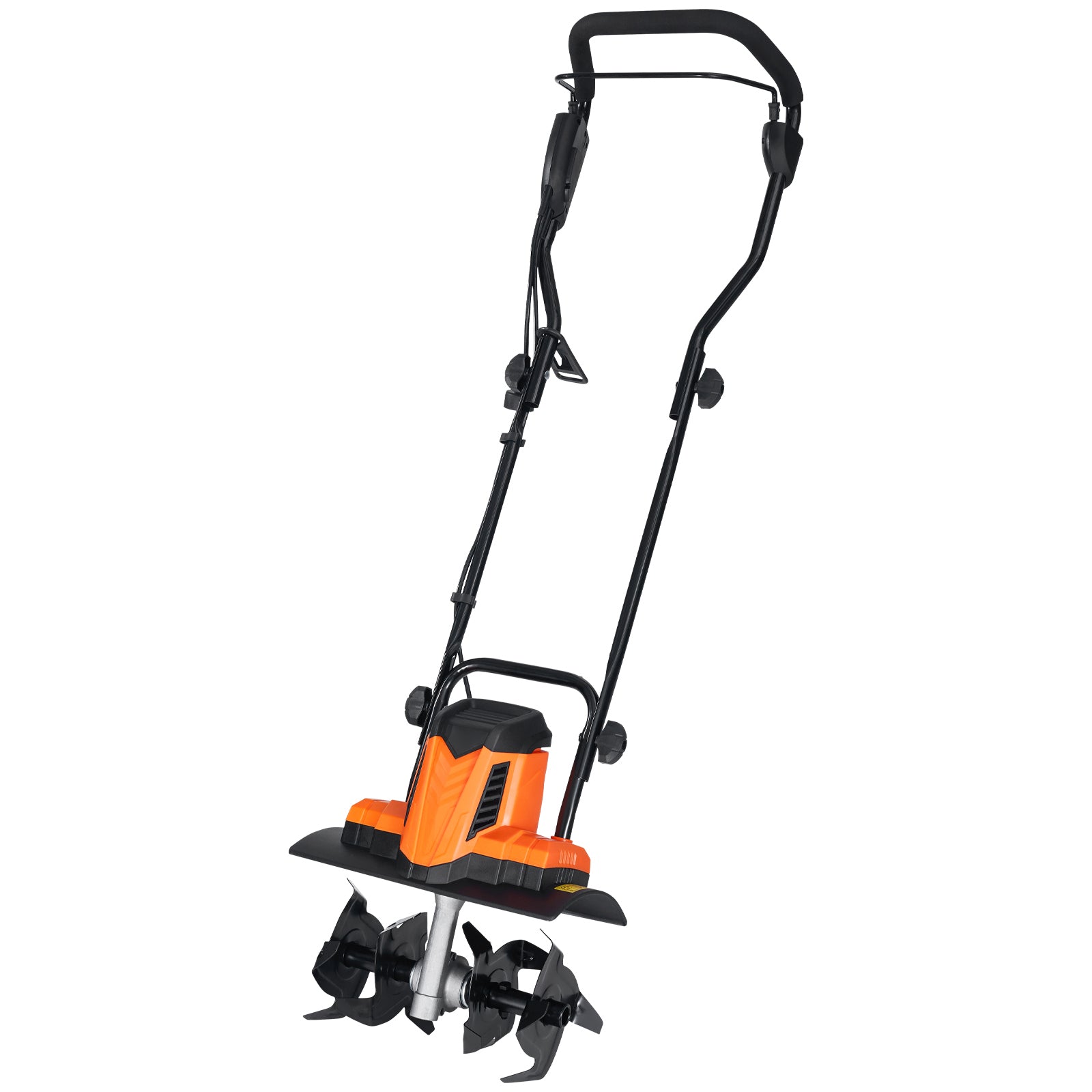 10 Amp Electric Tiller, 14" Tilling Width 3.94" Tilling Depth Corded Electric Tiller/Cultivator, Steel Mn Tines, Rototiller for Garden Lawn Soil Digging