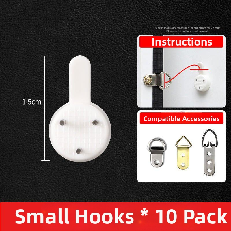 Invisible No-Drill Wall Hooks – Damage-Free Picture Hanging Nails for Frames & Wedding Photos