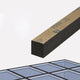 Self-adhesive glass anti-vibration strips 1M