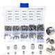 220 Pcs Set Screws Assortment M3-M8 Stainless Steel A2 Hexagon Socket Grub Screws