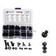 150Pcs M2-M5 Nylon Phillips Pan-Head Screws Bolt Spacer Nuts Set
