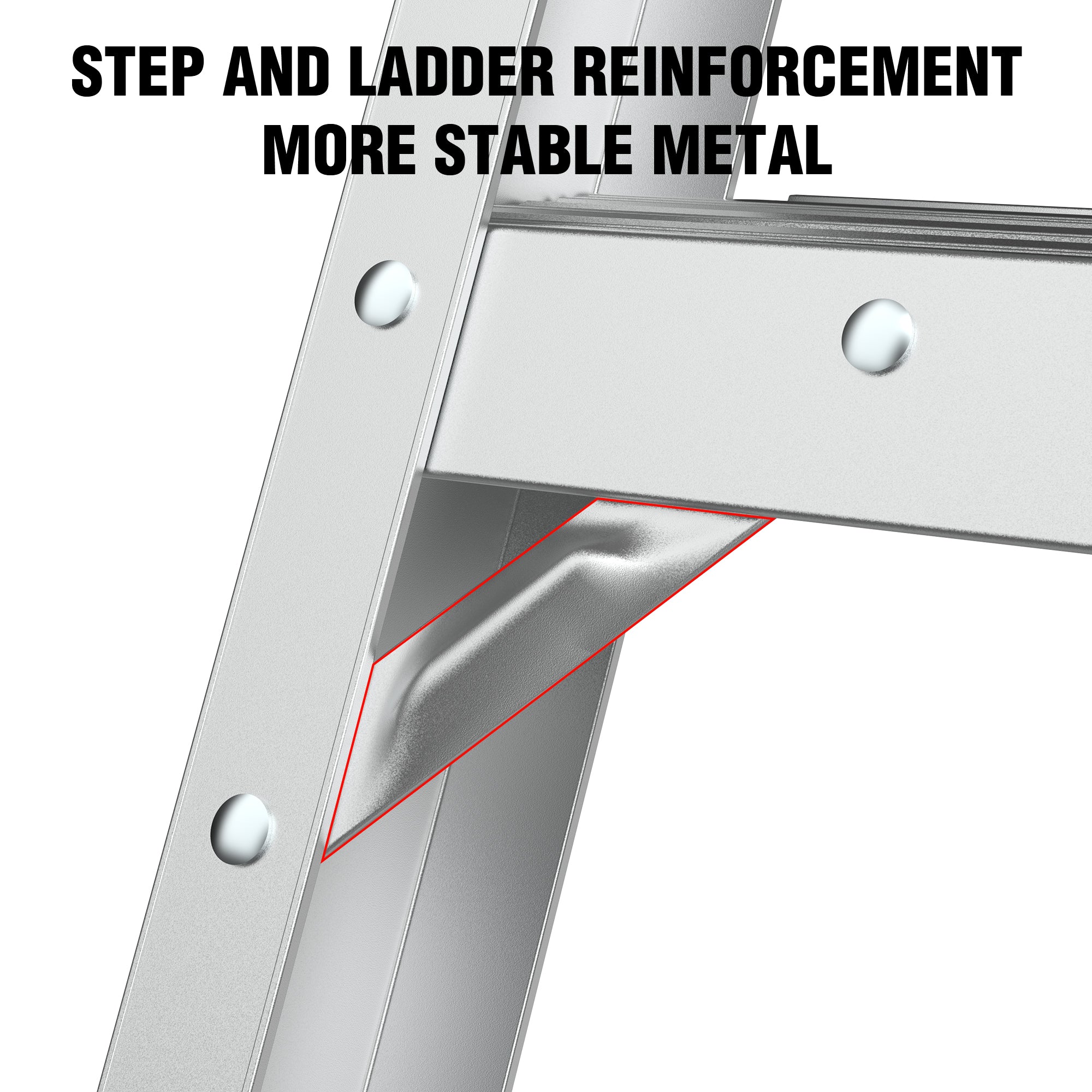 Pull‑Down Aluminum Attic Ladder with Insulated Zippered Cover – 22.5" x 54" Opening, Fits 7'8" to 10'3" Ceilings