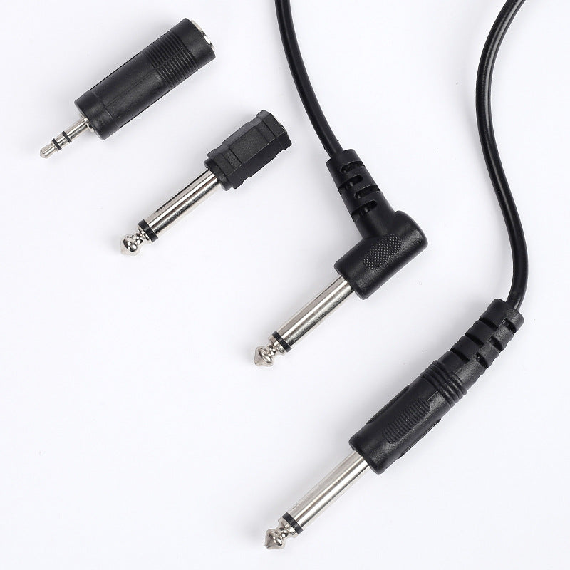 Guitar & Bass Instrument Cable – 6.35mm TS Audio Connection Cable with Optional Adapter (3m / 5m / 10m)