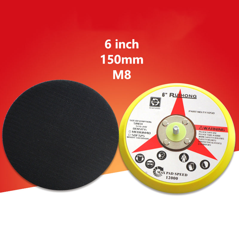 1" to 6" Sanding Backing Pad Hook Loop M6 M8 Bolt Sander Pad For Drill Grinder