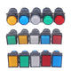 16mm Round/Square/Rectangular Push Button Switch Momentary/Latching 5 Colors Red-Blue