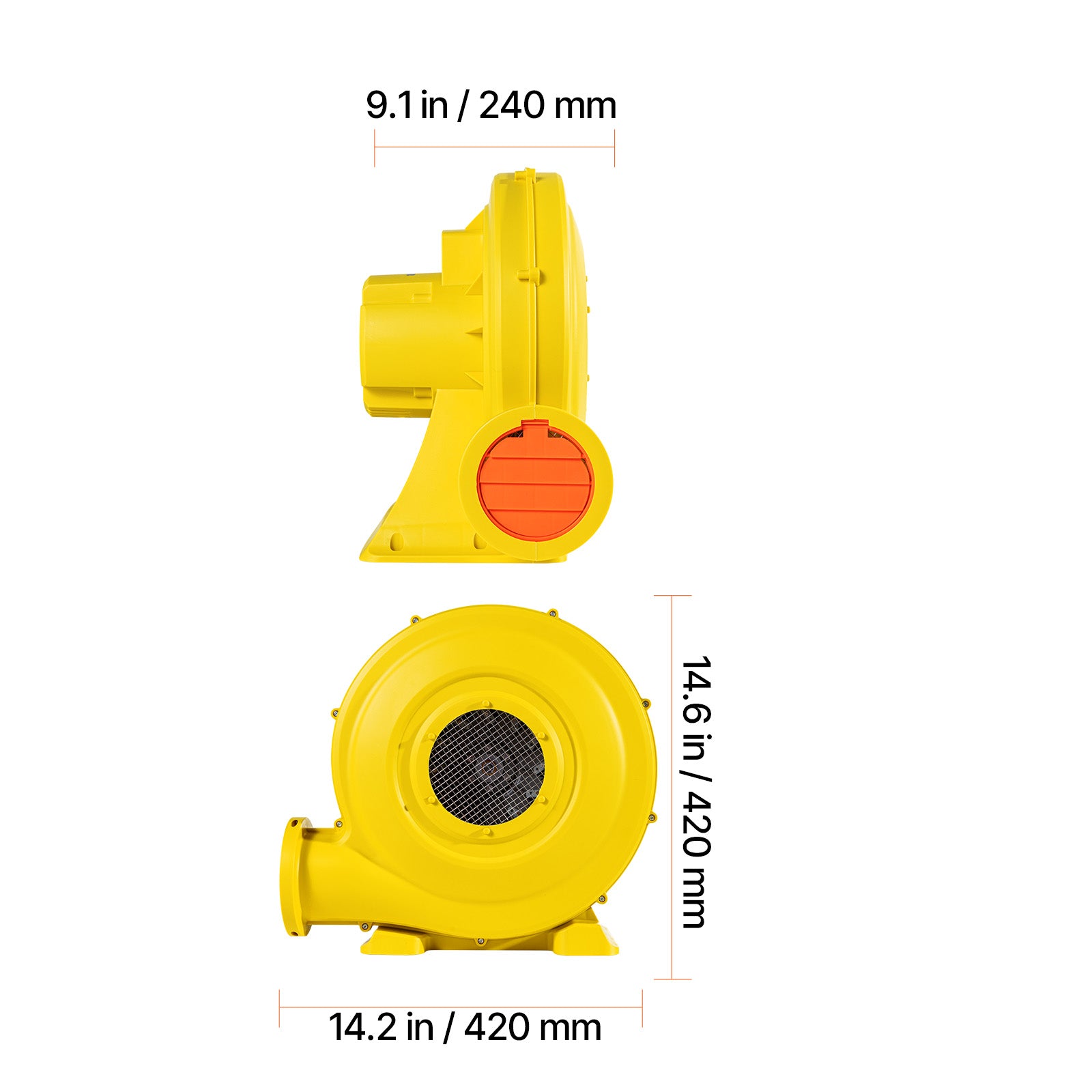 Inflatable Bounce House Blower 1&1.3HP 750W&950W for Commercial Bounce House