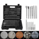 17x SDS Plus Rotary Hammer Drill Bit Chisels Set Concrete Stone with Plastic Box