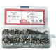 184 Pcs Hammer Nut M3-M5 Set For Aluminum Profiles T-Slot Nuts Groove + Hexagon Key