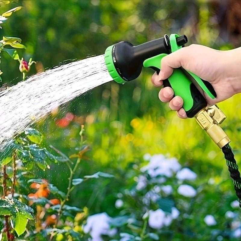 Irrigation gardening hose, garden watering telescopic hose set - HomeDIYer