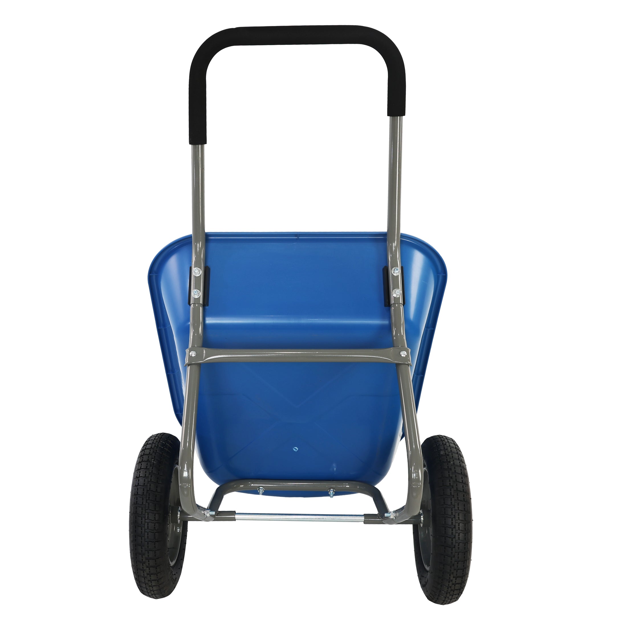 wheel barrow Two wheeled trolley for blue garden 15 inch pneumatic wheel WB189BL
