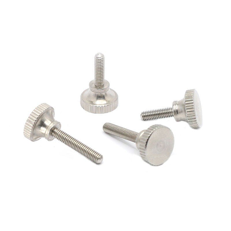 M2–M6 Stainless Steel High Head Knurled Thumb Screws – Hand Tighten Grip Adjustment Knobs - HomeDIYer