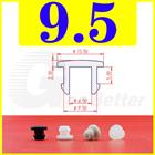 Snap-On Hole Plug Round Silicone Rubber Blanking Seal Bung Pipe Tube (2.5-60mm)