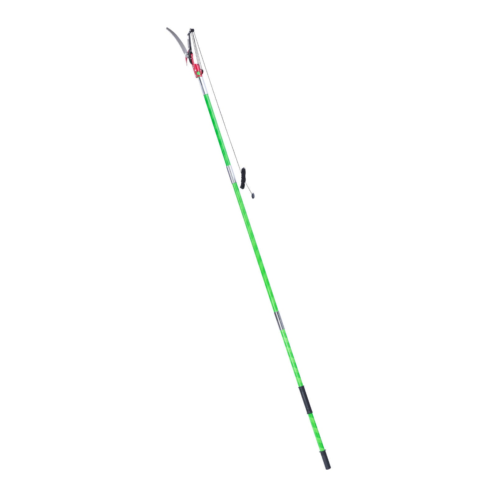 3.87–27 ft Manual Pole Saw with Scissors – 2 Blades + Pruning Shears
