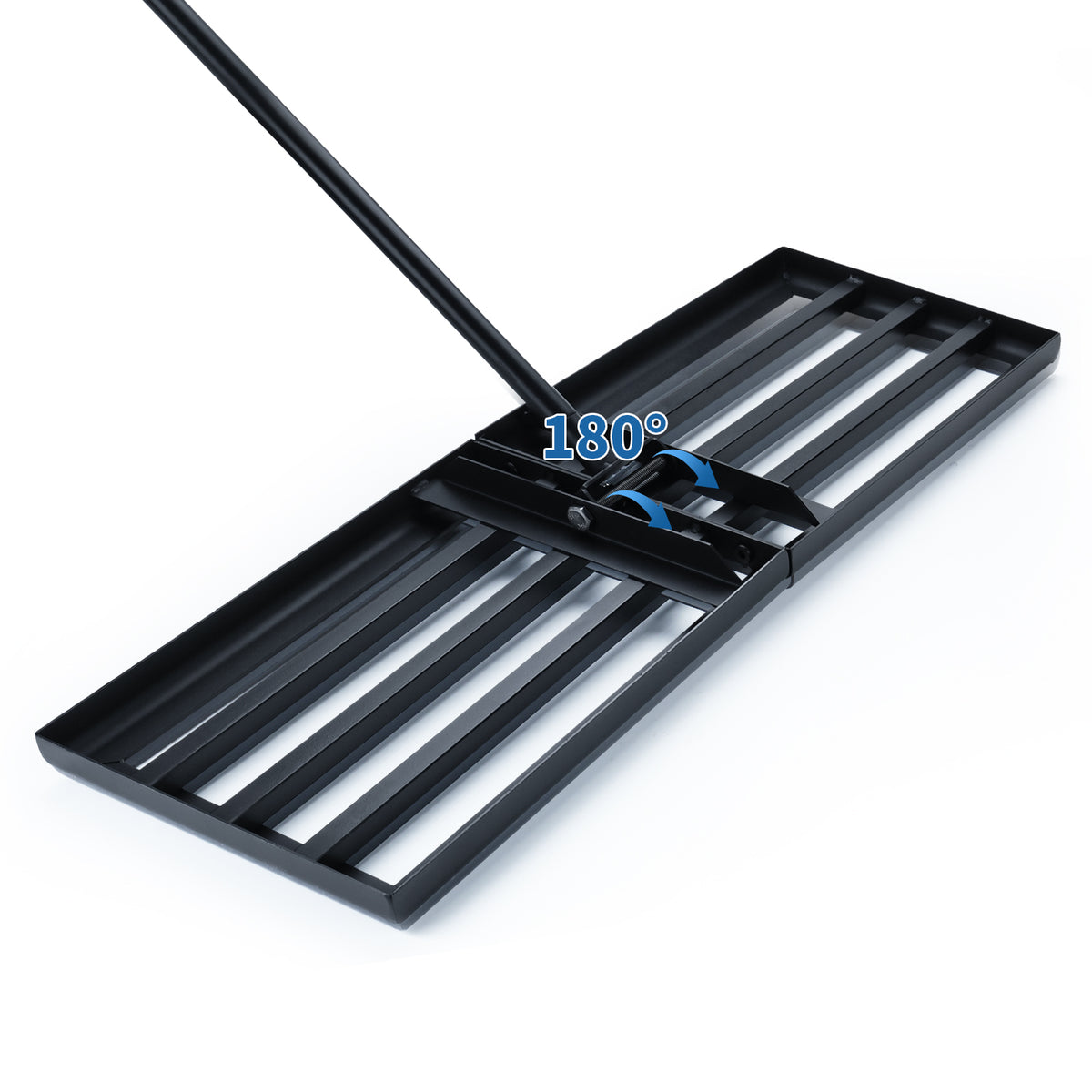 Lawn Leveling Rake with 28"-60" Adjustable Handle – 17"x10" or 30"x10" Head
