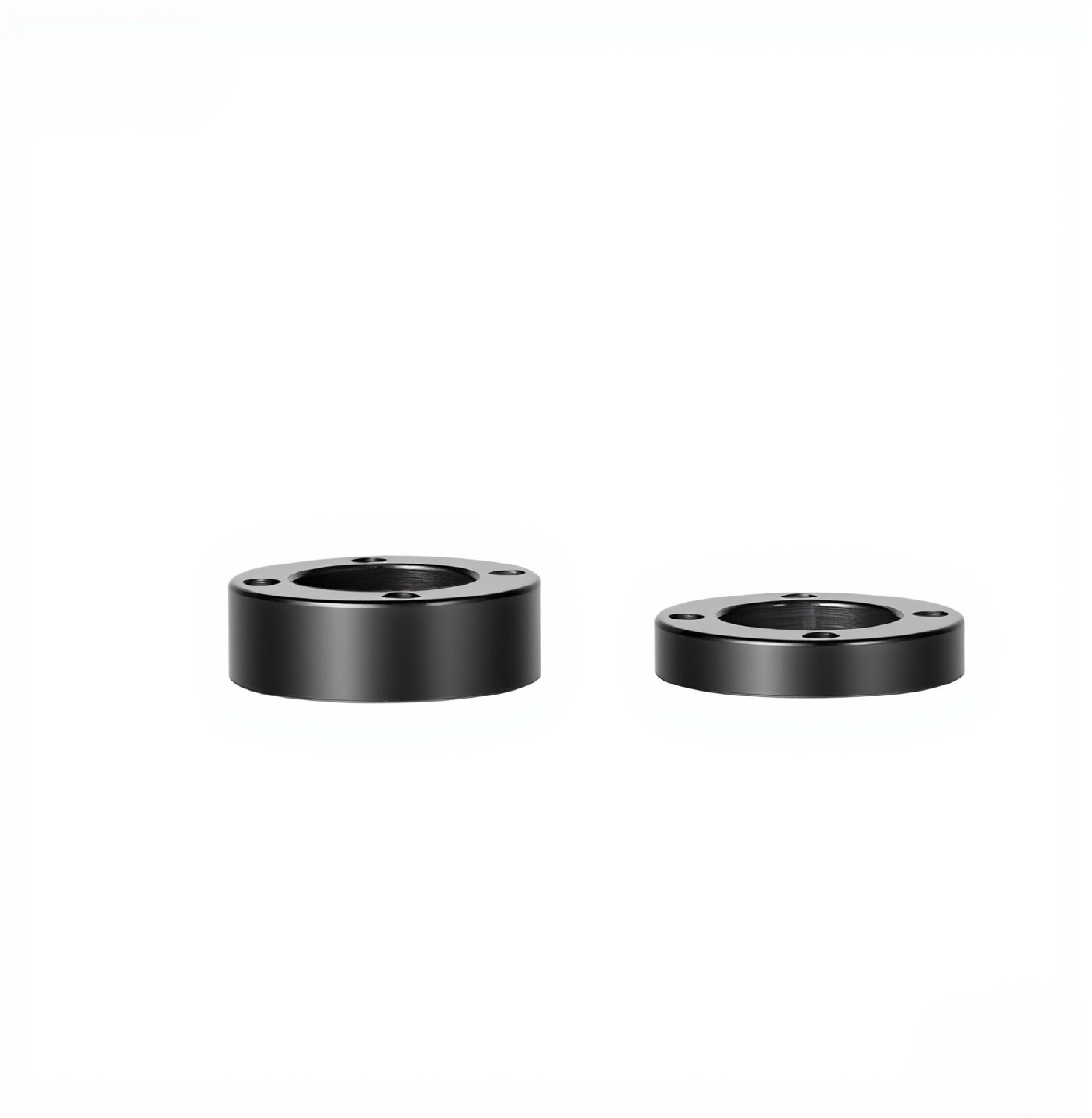 (Set of 2) 11x6.00-5 Solid Tire and Wheel – Smooth Tread, 3/4" Bearing, 5.8" Hub, for Zero Turn Mowers & Carts