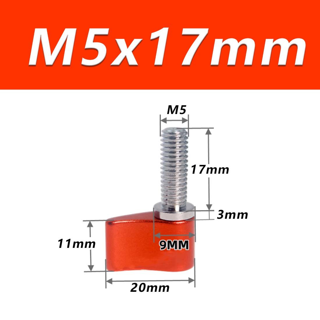 M4 M5 M6 Thumb Screws Hand Grip Bolt Knob for Adjustable Photographic Equipment - HomeDIYer