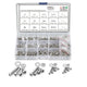 540 Pcs Stainless Phillips Pan Head Machine Screws Nuts Washers Assortment Set