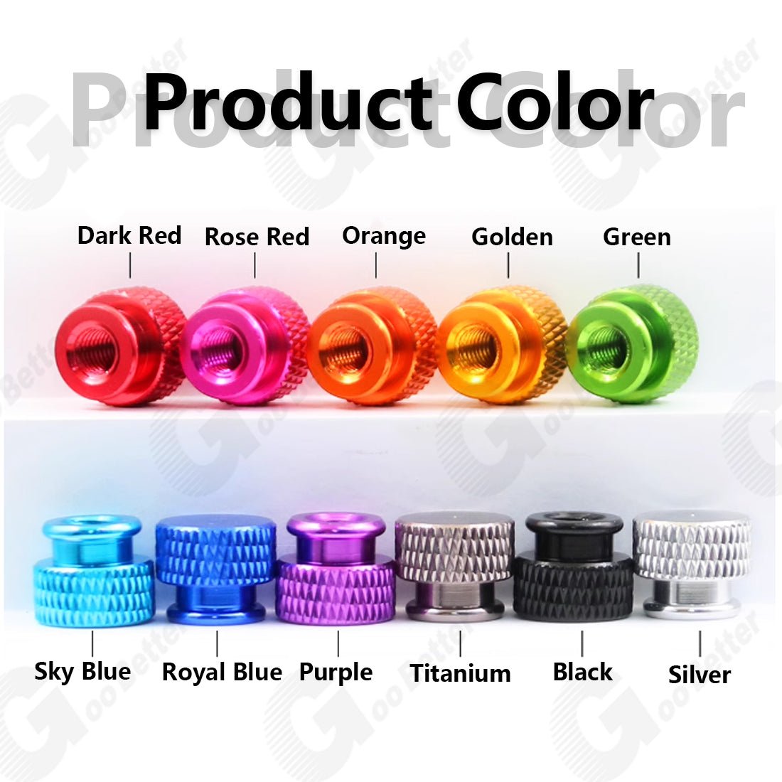 Colourful Knurled Thumb Nut Aluminum Allo Hand Grip Knobs M3 M4 M5 M6 Thumb Nuts - HomeDIYer