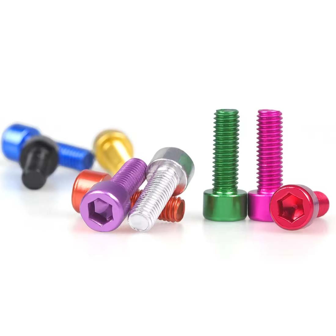 M5 Aluminum Alloy Allen Bolts Socket Cap Screws Hex Head Anodised Bolts - HomeDIYer