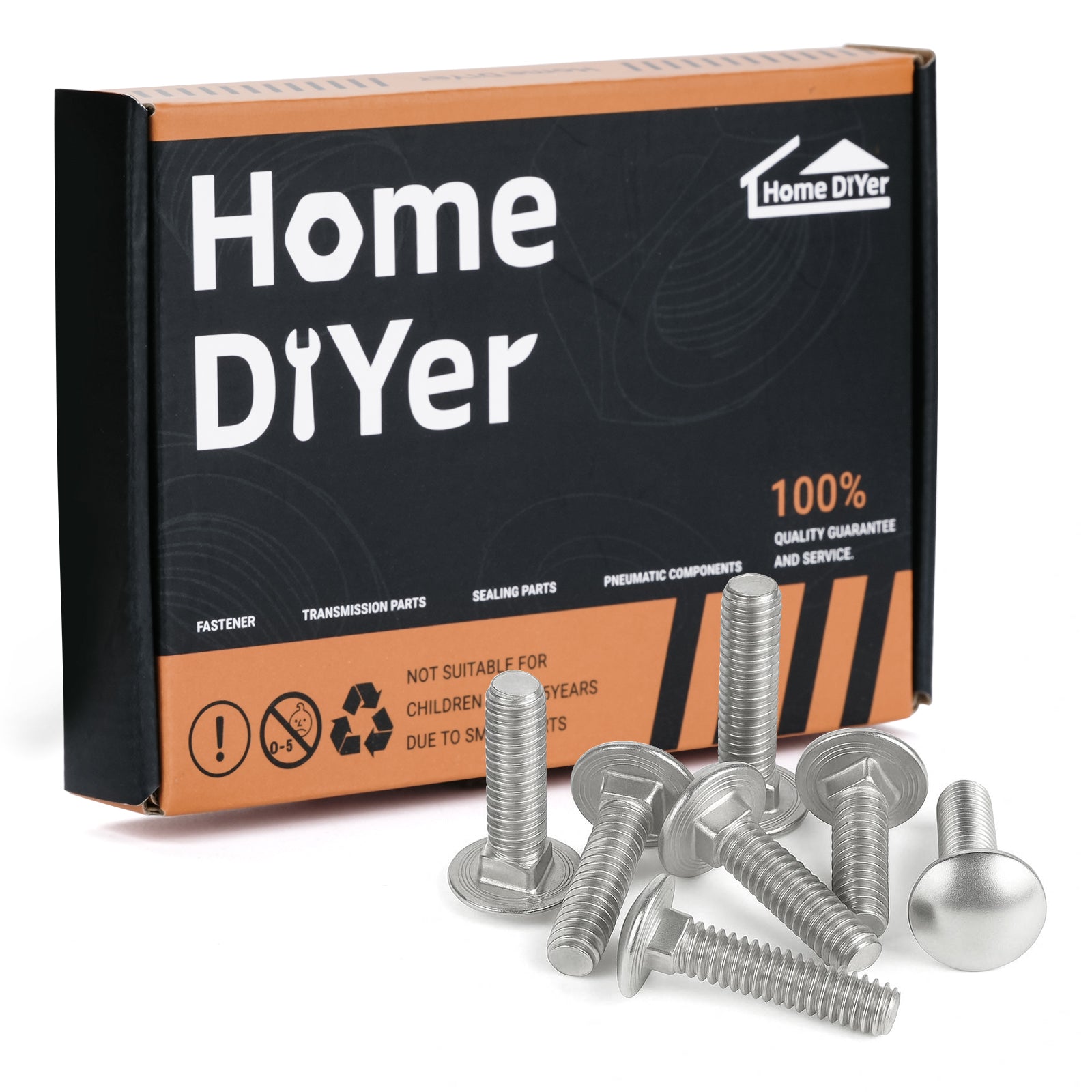 M6 M8 M10 M12 CARRIAGE BOLTS CUP SQUARE DOMED COACHSCREWS A2-70 STAINLESS STEEL