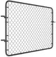 Galvanized Steel Garden Door,Garden Gate Chain Link Fence Gate,for Yard Entrance Way