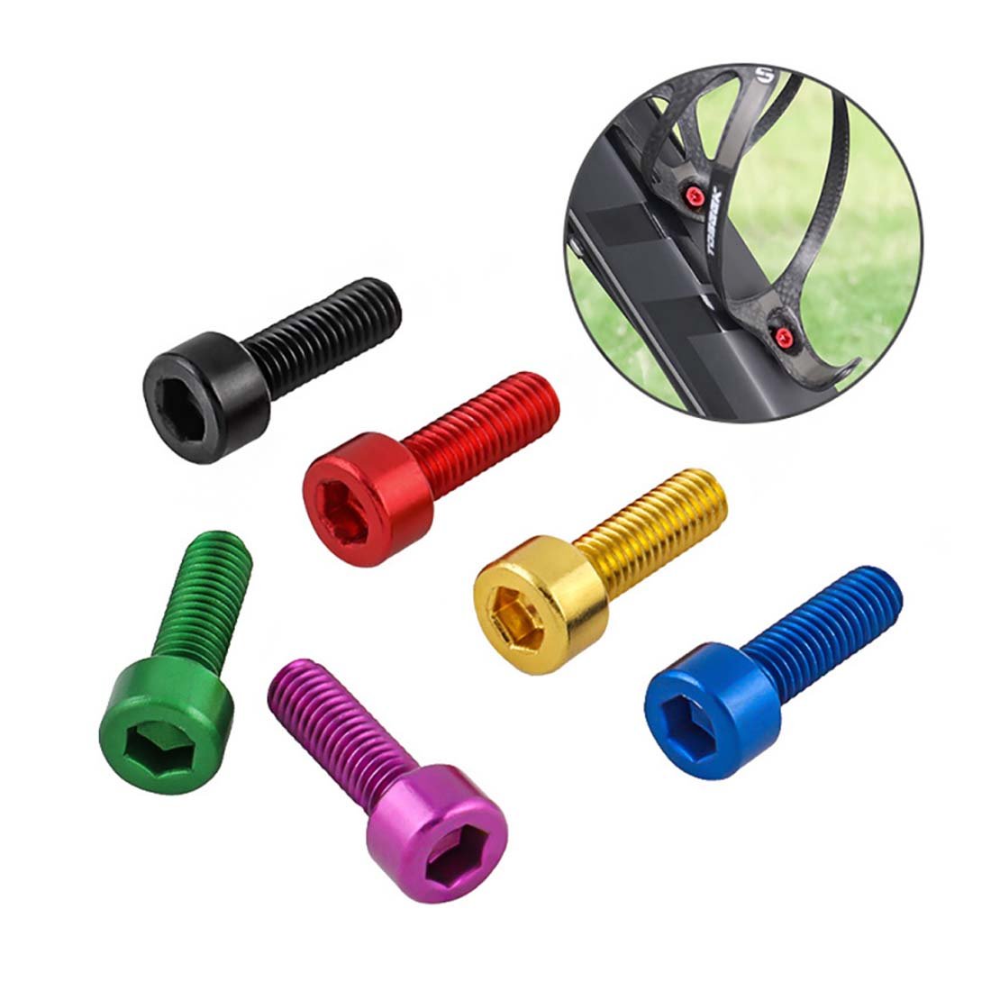 M3 Aluminum Alloy Allen Bolts Socket Cap Screws Hex Head Anodised Bolts - HomeDIYer