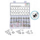 1140 Pcs Phillips Pan Head Screws Nuts Bolts and Flat Washers Assortment Set