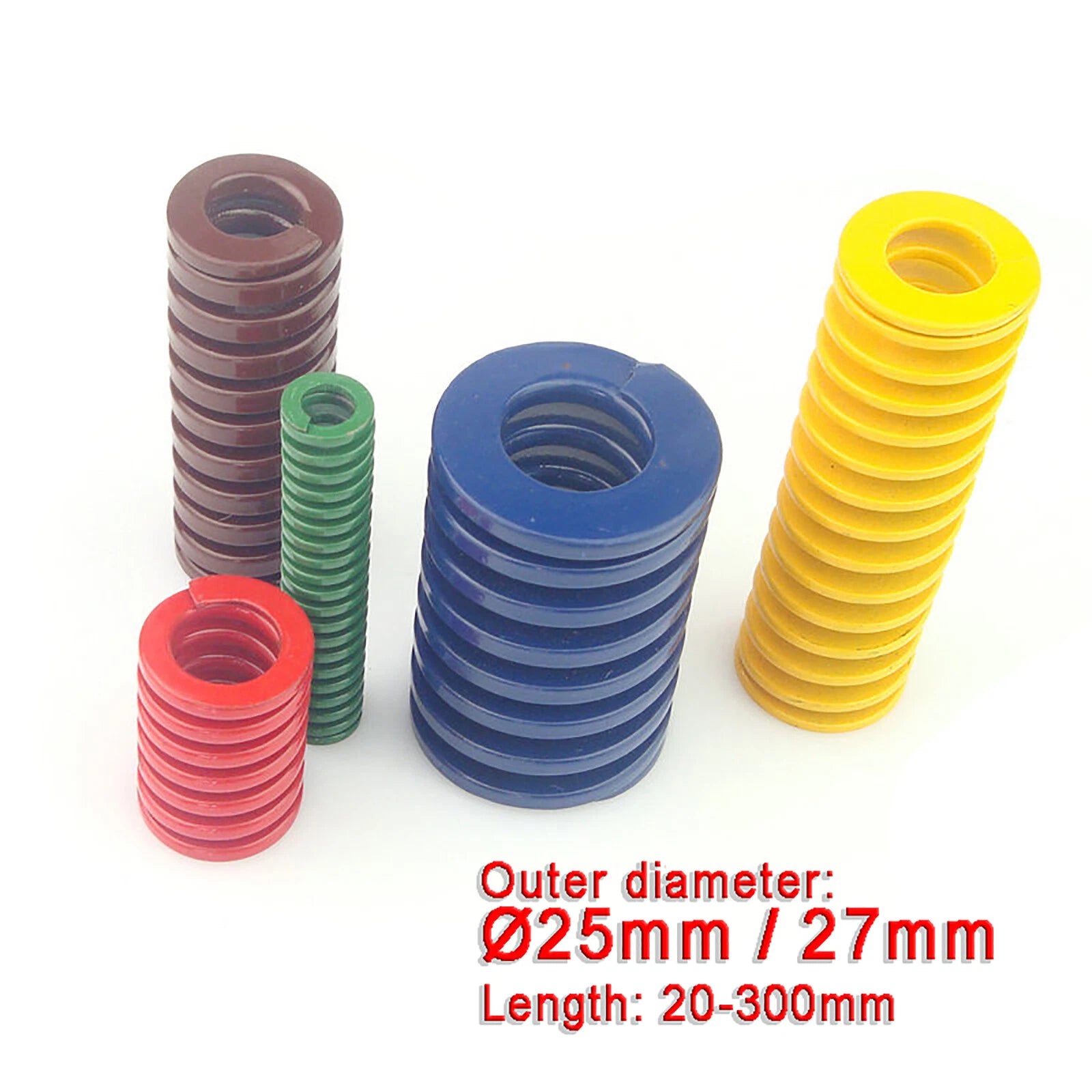 OD= Ø25/27mm Heavy Load Duty Compression Die Spring - Various Length And Load