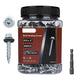 #10x1" Galvanized Hex Head Roofing Screws 1022A Carbon Steel EPDM Washer Self-Tapping Metal to Wood