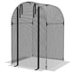 Plant Cage,Plant Protection Tent,Galvanized Steel Crop Cage,with Zippered Door